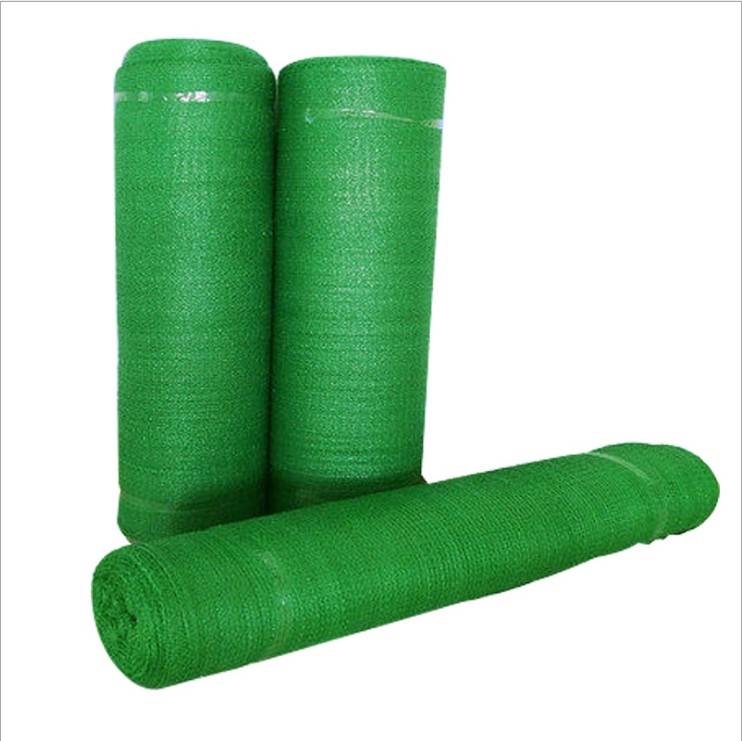 HDPE Toz keçirməyən Net UV-Sabitləşdirilmiş Tikinti Zibilləri üçün Torpaq Kömür Xovlu Tozun Bastırılması