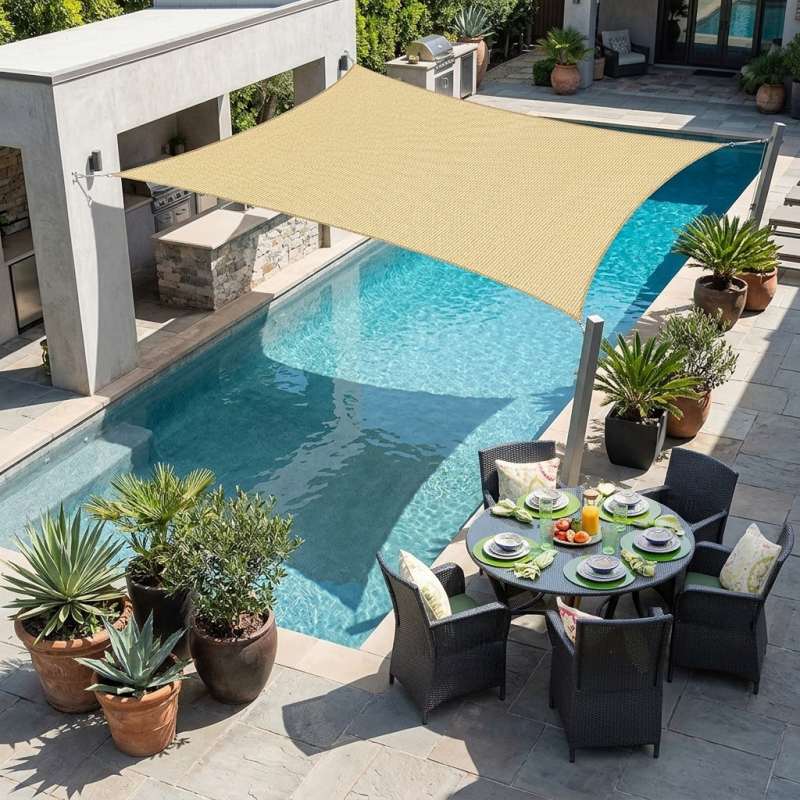 HDPE Shade Sail Home günəş kölgəsi məhsulları