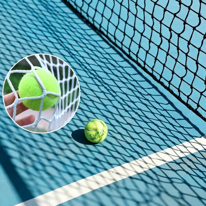 Sports Net Tennis Şəbəkəsi Özelleştirilebilir Mesh Ölçüsü idman şəbəkəsi